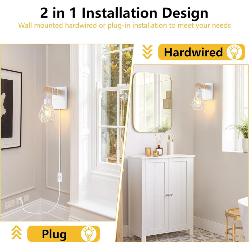 Dimmable Vanity Light, White