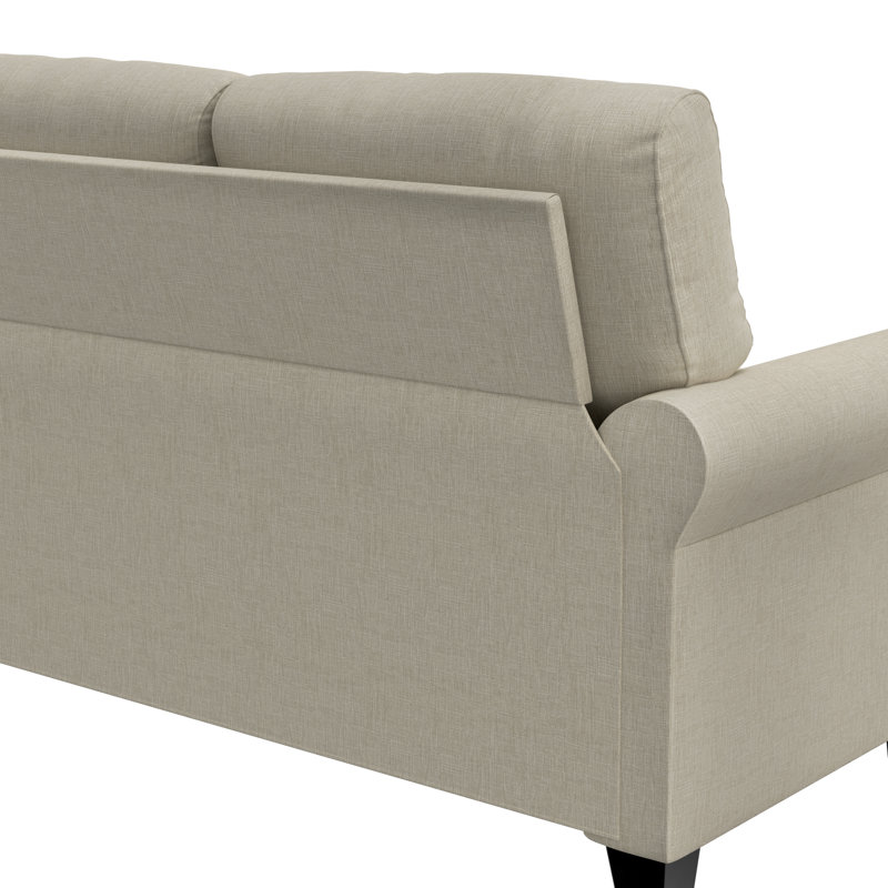 Causeuse rembourrée Annmaria, brun antique, Beige