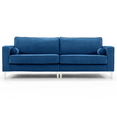 Georgio 4 Seater Velvet Sofa