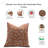 FABDIVINE Block Print Duck Canvas Throw Pillow Covers, Handmade (Saraswati, Rust)-97418890