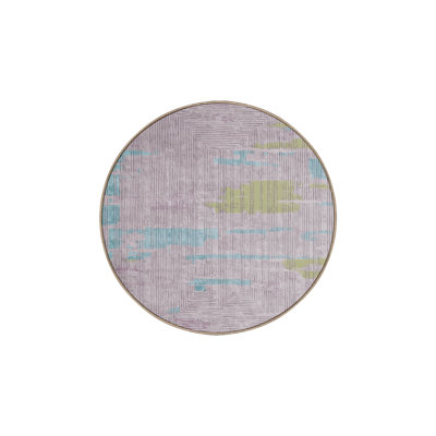 Machine Washable Beige Area Rug