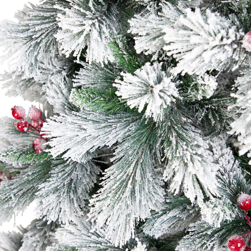 Full Flocked Fairfield Fir Artificial Christmas Tree - 6.5' -Unlit