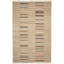 Ravel Stripe Blue Handwoven Wool Rug-1559371078