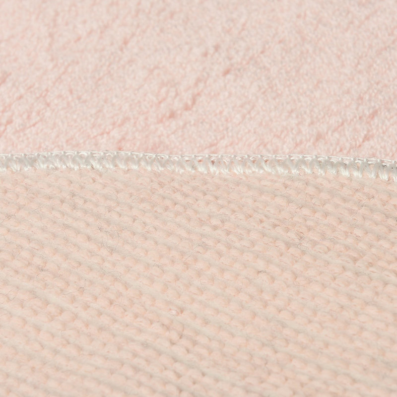 Luxurious Acrylic Bathmat Set (2 Pieces) in Soft Pink | Antibacterial, Non-Slip Design | 19.7 x 23.6 in & 23.6 x 39.4 in | 100% Acrylic, 1.5 lbs/ft² | Machine Washable at 30°C | Ideal for Bathroom Comfort and Safety