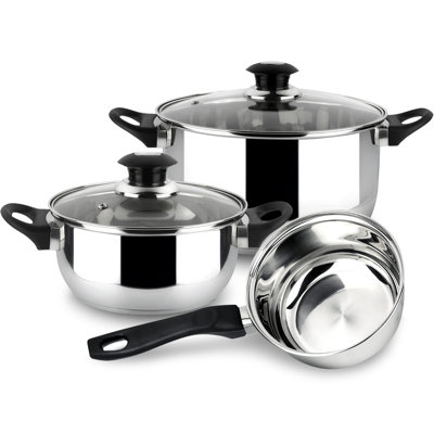 Magefesa Family 5-Piece Stainless Steel Cookware Set
