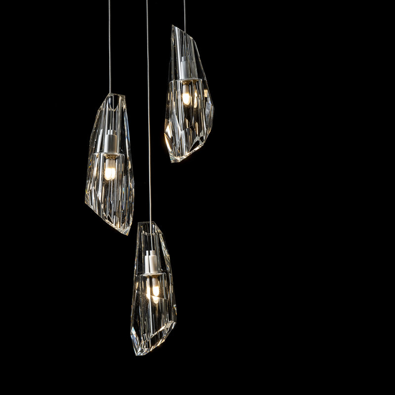 Luma 5 - Light Pendant, White, Standard: 16" - 80"