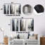 Horizon I - ensemble de 3 décorations murales en métal gris Skyline-1067846744