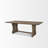 84" Solid Wood Extendable Rectangular Dining Table