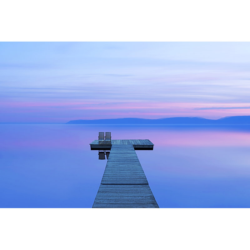 Lakescape I by James McLoughlin - Wrapped Canvas Print, 30cm H x 46cm W