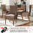 Modern Linen Fabric Kitchen Side Chair,  Dining Chair（Set Of 2）-907506182-907506425