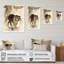 «Beige Tiger In The Wild I» sur toile-88535189-88535192