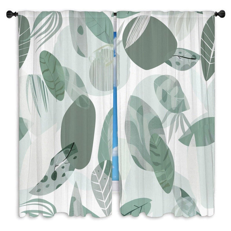 Paire de rideaux obscurcissant en polyester Tacarra, L 40 po x L 52 po