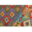 Tapis tribal / géométrique / en laine tissé à la main rectangulaire de style sud-ouest de 8 pi 2 po x 11 pi 1 po Cedorah