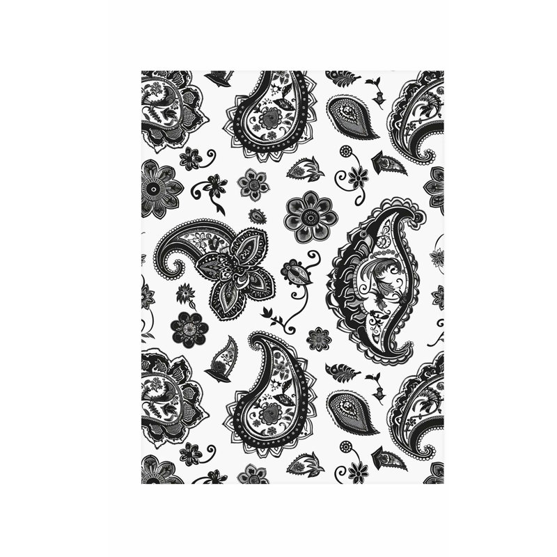«Abstract Paisley Dreams», reproduction d'art moderne sans cadre II, H 20 po x l 16 po