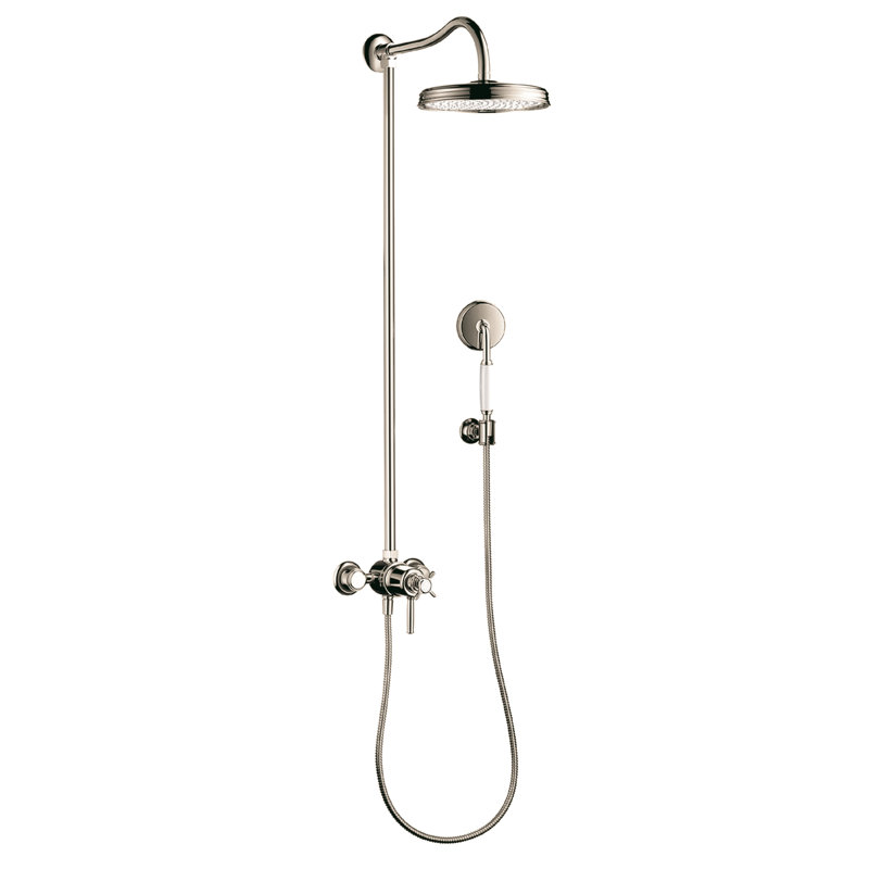 Montreaux Thermostatic Complete Shower System, Polished Nickel