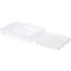 Ensemble de rangement Sorbus avec couvercles sécurisés - bacs en plastique empilables transparents - paquet de 4-1154991971