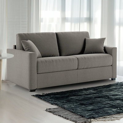 Anastasia 81"" Italian Top Grain Leather Queen Sofa Bed with Memory Foam Mattress -  Casa Italia Furniture, SI-S-Annabella-SBUSQ-OF-L-3030