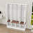 Hall Tree with 4 Hidden Hanging Hooks, Cabinets and Doors-1554193603