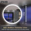 Epperly Round Lighted Wall Mounted Bathroom Mirror-1389288098