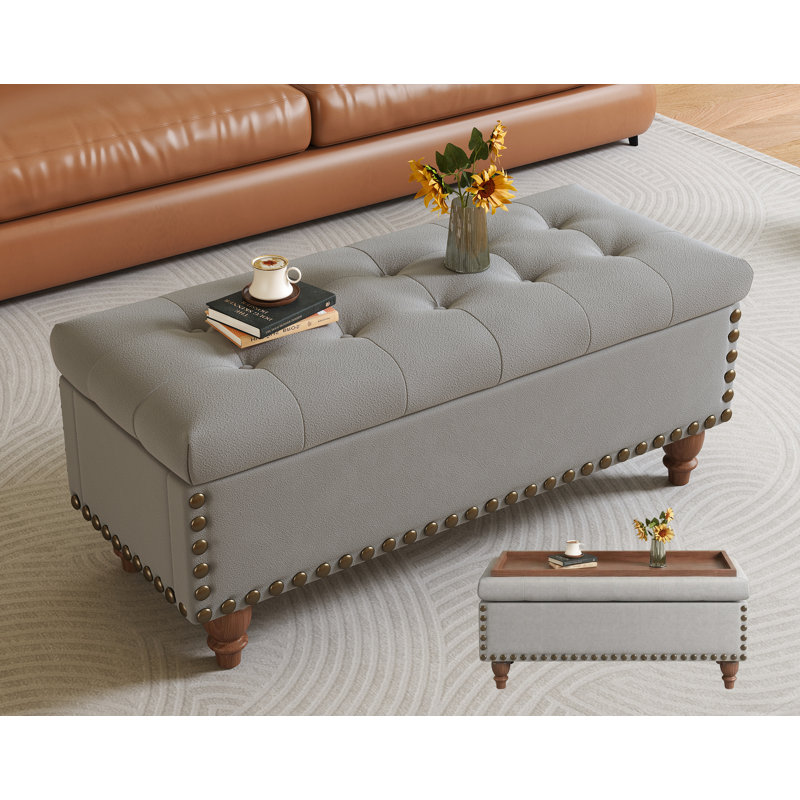 Table d'appoint moderne Beo avec porte-revues intégré et tablette inférieure, console en bois mince pour les petits espaces