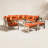 Paulet 11 Piece Seating Group With Sunbrella Cushion Covers-1239733318