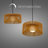 Key West Woven LED Pendant for Indoor/Outdoor Use, Weather-Resistant Rattan, 5-CCT, Dimmable-119313618