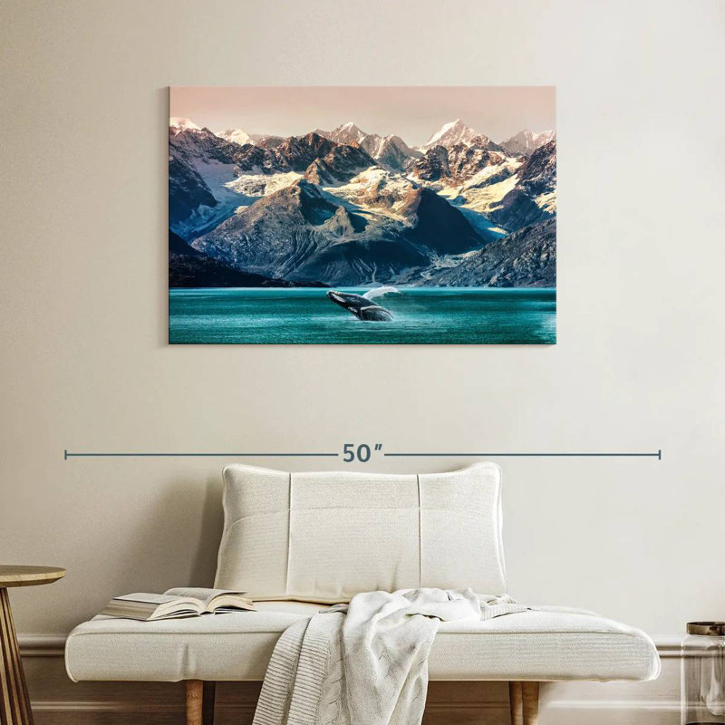 Alvord Alaskan Whale Backflip, 26" H x 39" W