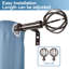 Tringle à rideaux simple 0,75 po Valparaiso-1012893682-1012893695