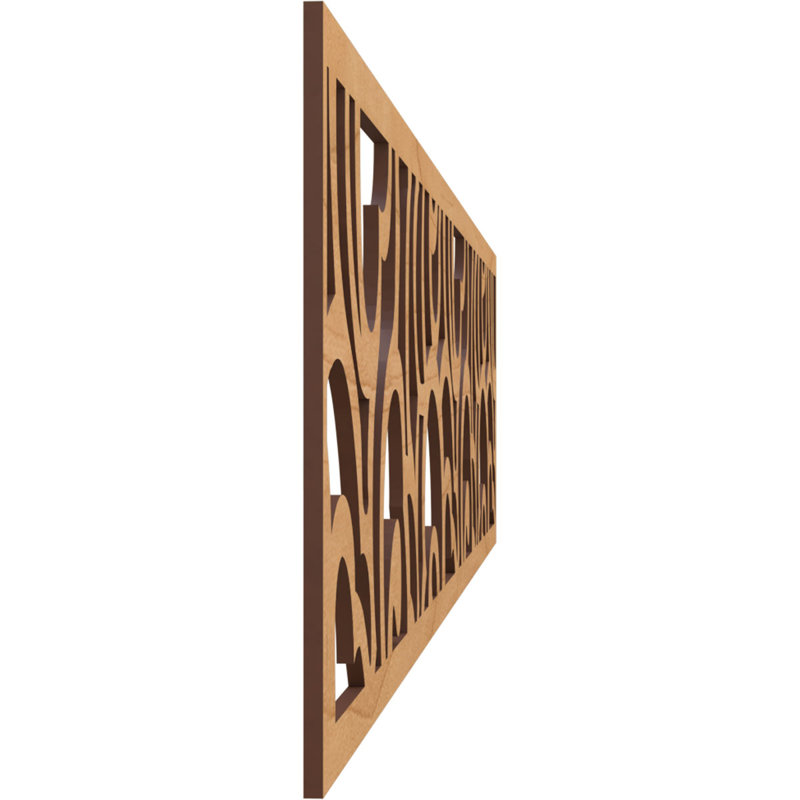 Moulure de panneau Springfield, H 10 po x l 46,75 po x P 0,25 po, Érable