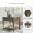 Franccesca End Table with Storage