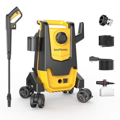 Electric Pressure Washer Lightweight Portable Power Washer with Foam Cannon