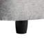 Canapé modulaire Ustyle avec coussins en plumes - méridienne réversible, en forme de L, avec fermeture à glissière, accoudoir incliné, rembourrage en plumes gris