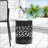 Outdoor Metal End Table - Large, Durable Powder-Coated Iron With Elegant Iron Cut Design For Modern Spaces.-1830818399
