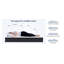 Grand matelas hybride de 10 pouces avec ressorts ensachés individuellement et couches de confort en mousse