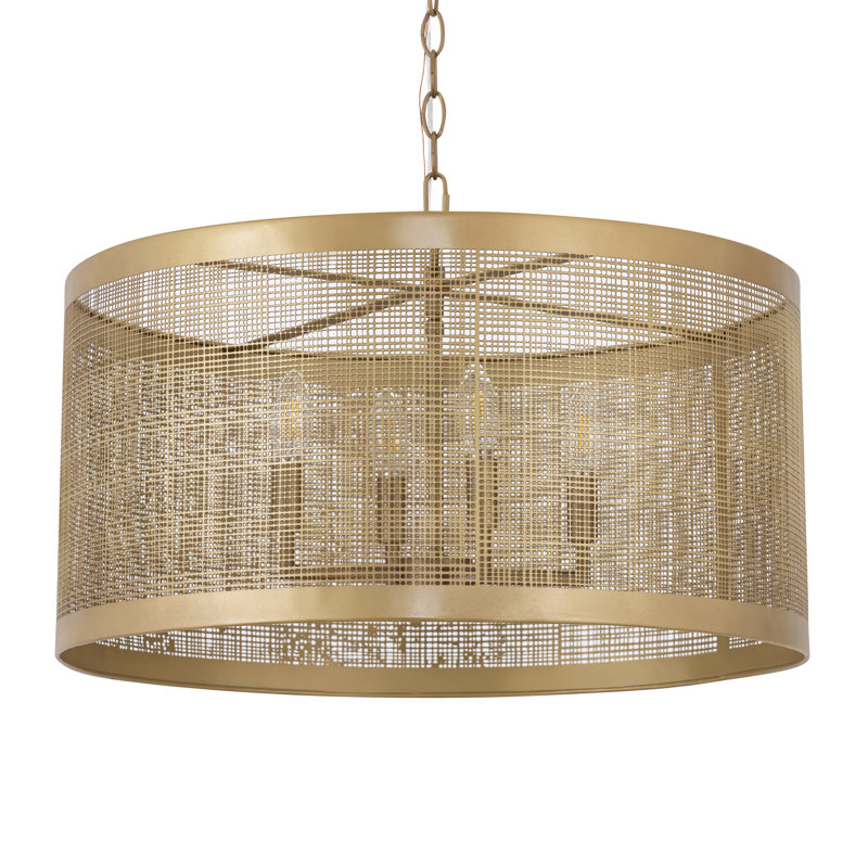 Sanger - Luminaire suspendu simple, Doré
