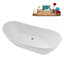 Baignoire autoportante 69 "avec drain interne Streamline-102287779