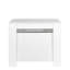 Console extensible, 118,50 po, blanc, pratique pour les salles d'étude, matériaux de bureau multifonctionnels, option d'économie d'espace-285497041