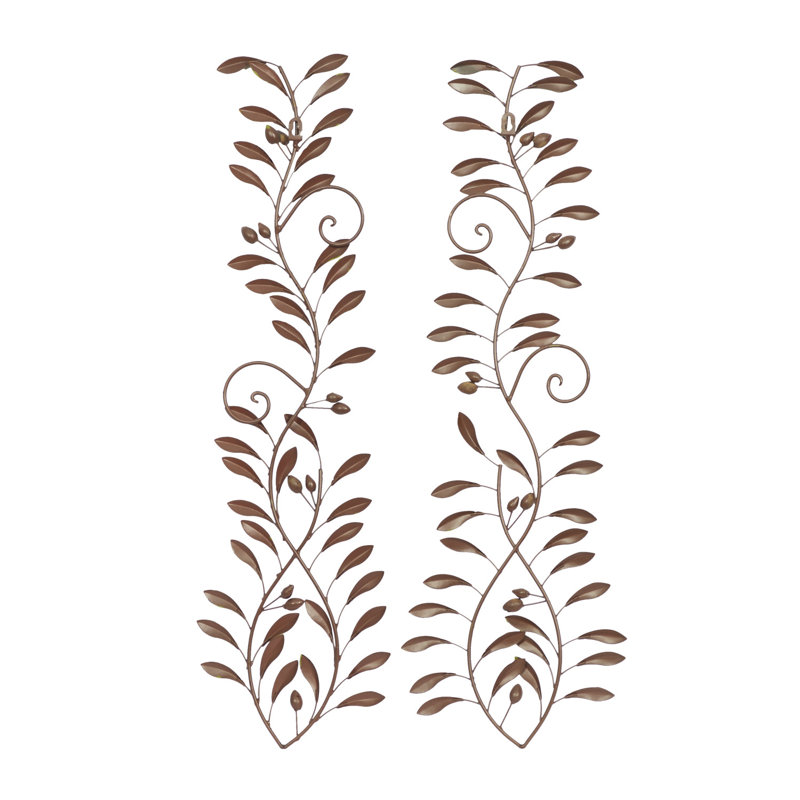 Farmhouse Plants & Flowers Wall Decor on Metal