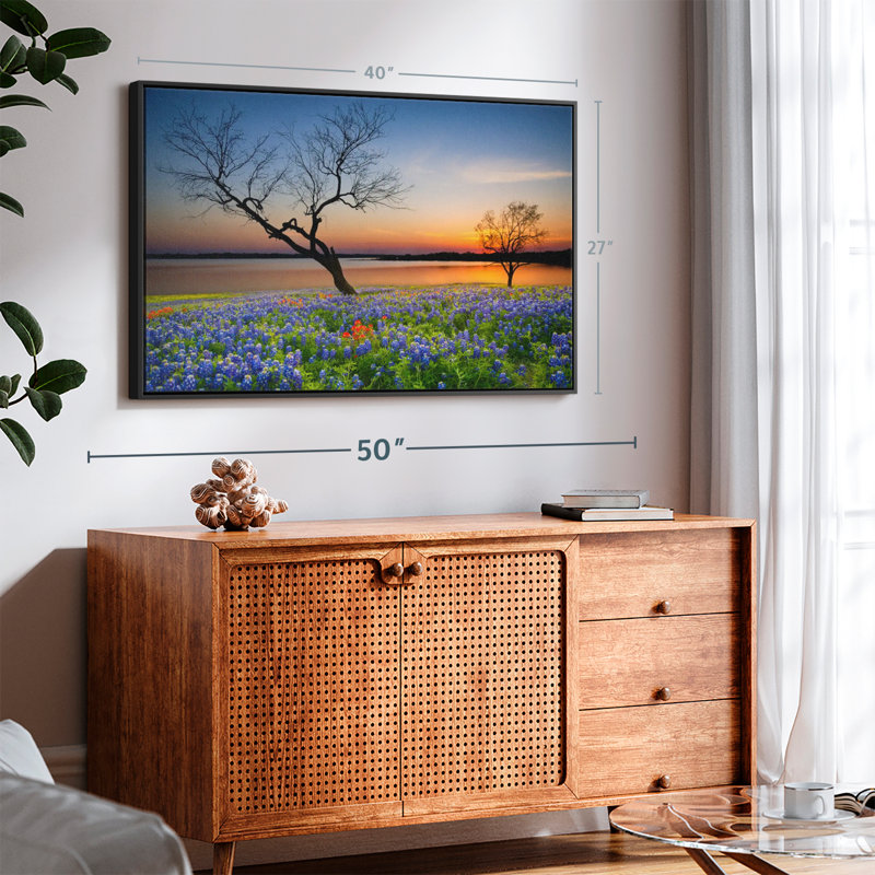 «Faul Texas Sunset», reproduction sur toile, H 27 po x l 40 po