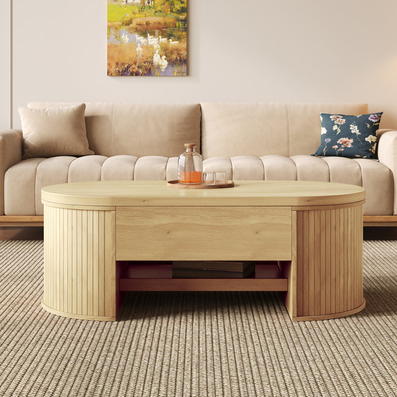 Coffee Table, Natural Wood