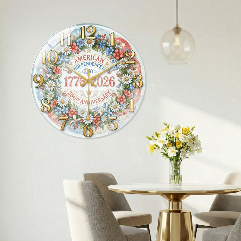 "Floral Americana USA 250th Anniversary Merchandise", 60 x 60 cm (23,6 x 23,6 pouces)