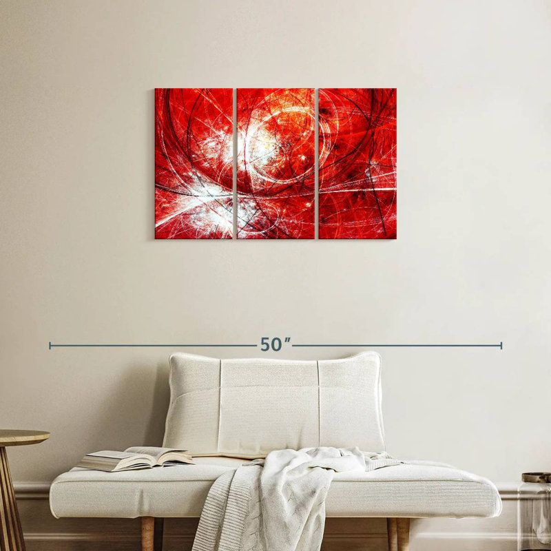 Avery Crimson Universe Abstract, H 20 po x l 33 po