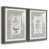 Cadre en papier gris