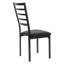 Ensemble de 4 chaises d'appoint en métal