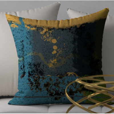 Abstract Reversible Throw Pillow