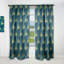 Rideau simple occultant rétro Mid-Century-1365251740