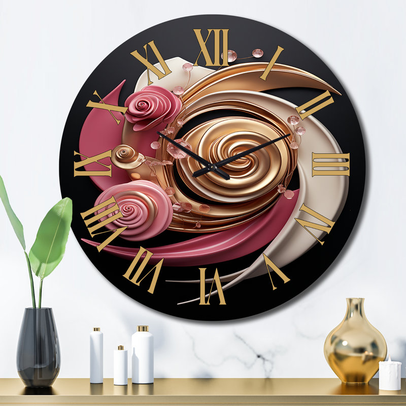 Horloge murale rétro rétro, Grand
