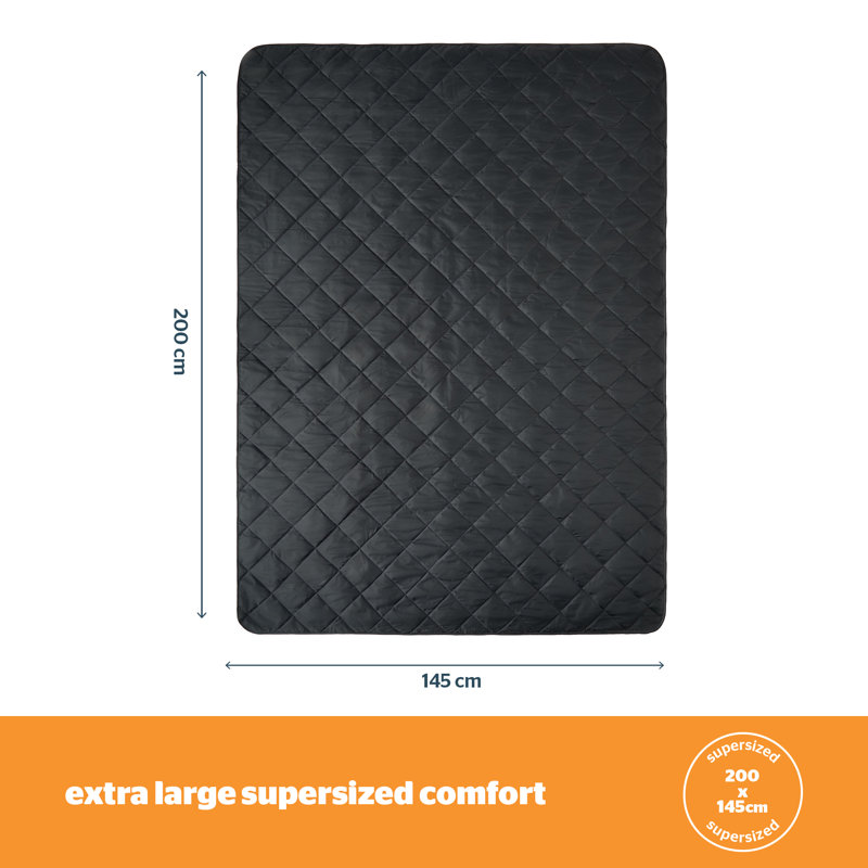 Silentnight Camping Quilted Travel Blanket