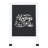 30" x 20" Magnetic A-Frame Chalkboard with Chalk and Eraser - White