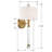 1 - Light Dimmable Armed Sconce-1389377935